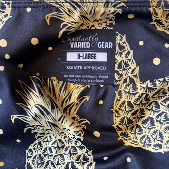 EXCELLENT CONDITION CONSTANTLY VARIED GEAR PINEAPPLE SQUAT PROOF LEGGING SIZE XL - Picture 6 of 7
